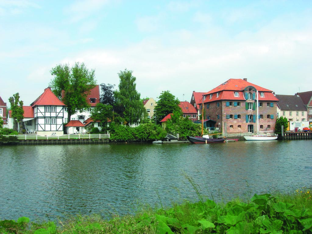 Pension Am Museum Glückstadt Exterior foto